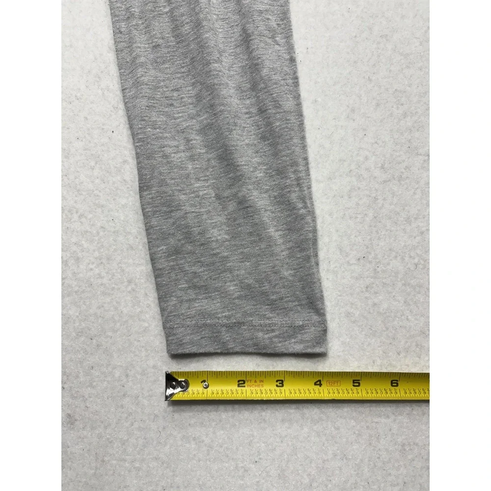 Michael Kors Shirt Mens Large Gray MK Logo Graphic Long Sleeve Crewneck Tee